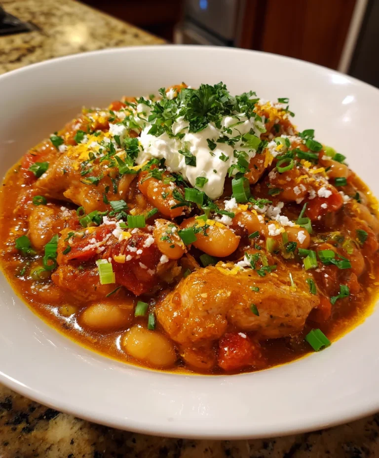 Slow Cooker Buffalo Chicken Chili – Bold, Spicy & Comfort Food with a Kick!