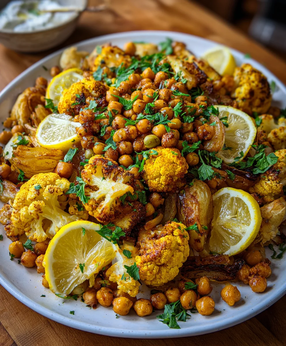 Turmeric Cauliflower Chickpea Potatoes – Golden, Spiced & Plant-Powered!