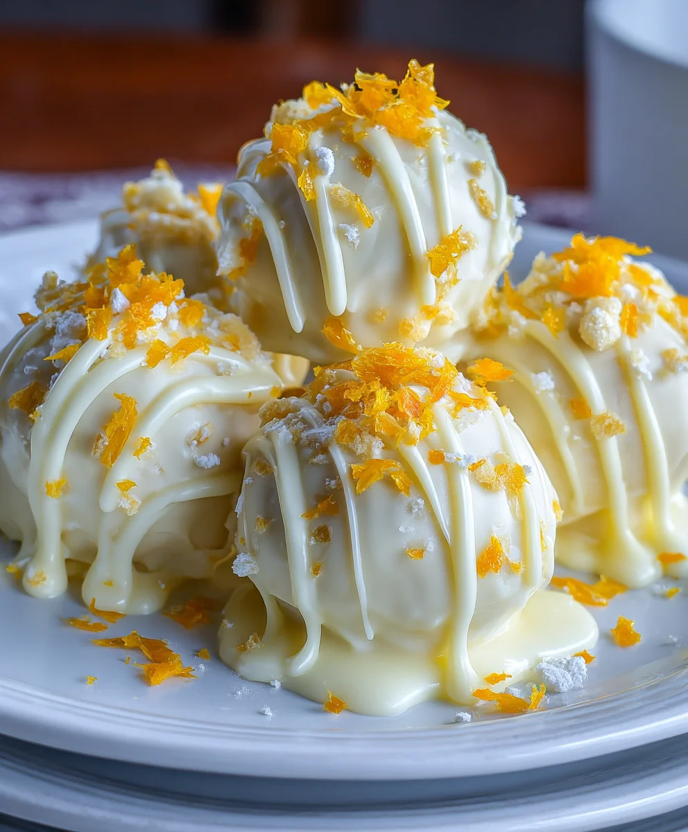 No-Bake Orange Creamsicle Truffles – Creamy, Citrusy & Melt-in-Your-Mouth!