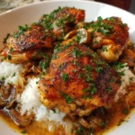 Best Smothered Chicken and Rice – Rich, Cozy & Ultimate Comfort Food!