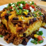 Cowboy Cornbread Casserole – Hearty, Cheesy & Boldly Delicious!