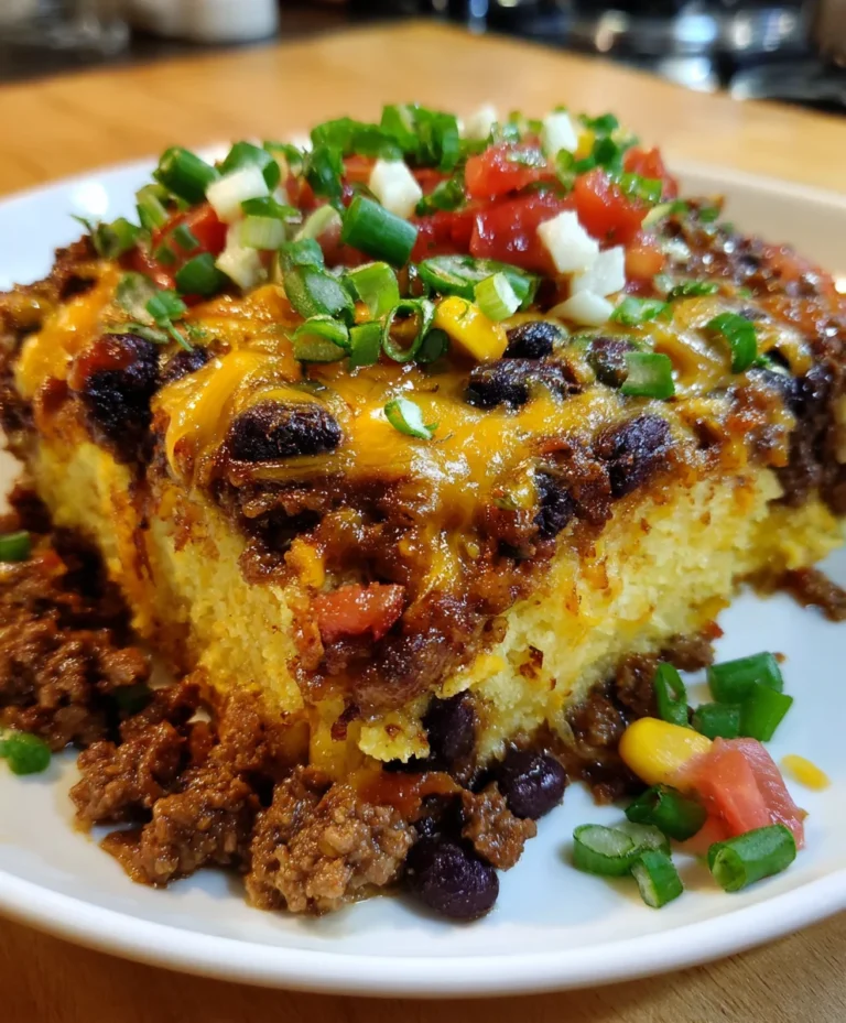Cowboy Cornbread Casserole – Hearty, Cheesy & Boldly Delicious!