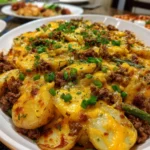 Cowboy Beef & Potato Casserole – Hearty, Cheesy & Packed with Down-Home Comfort!