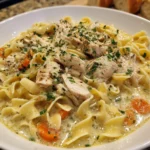 Crockpot Chicken and Noodles – Cozy, Creamy & Pure Comfort Food!