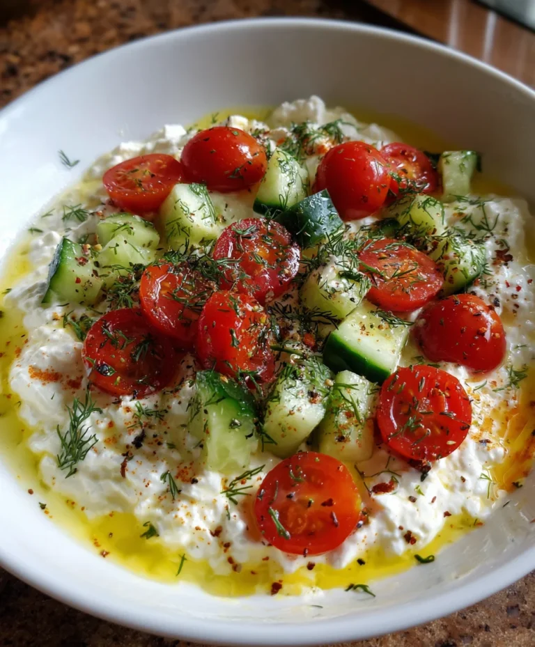 Easy High-Protein Cottage Cheese Bowl – Fresh, Filling & Fuel-Packed!
