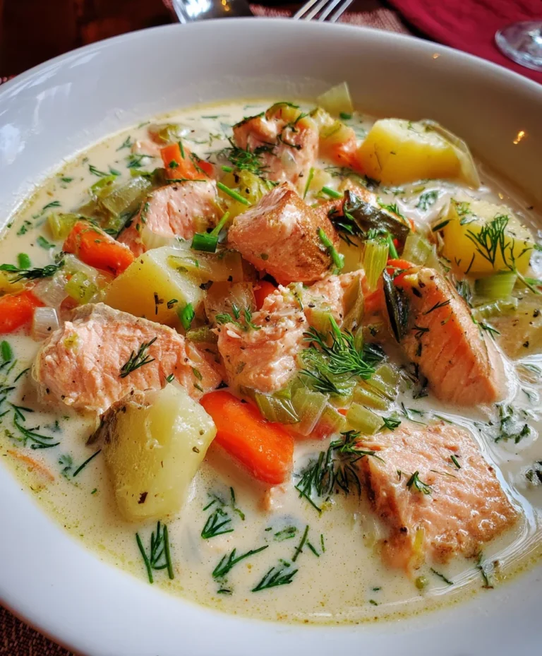 Cozy Salmon Chowder – Creamy, Comforting & Perfectly Warming!