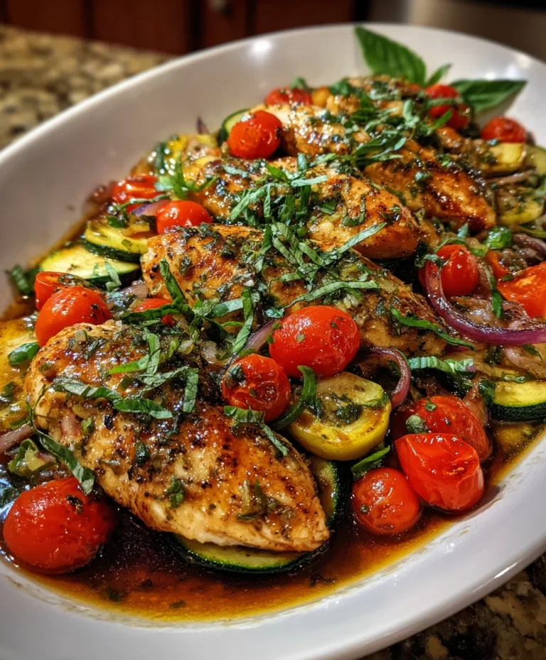 One Pan Balsamic Chicken – Juicy, Savory & Sweetly Tangy Perfection!