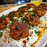 Chicken Kofta with Garlic Yogurt – Juicy, Aromatic & Mediterranean-Inspired!
