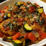 Ratatouille Chicken Casserole – Colorful, Hearty & Mediterranean Comfort!