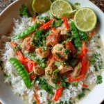 Coconut Chicken Rice Bowl – Creamy, Flavorful & Packed with Tropical Comfort!