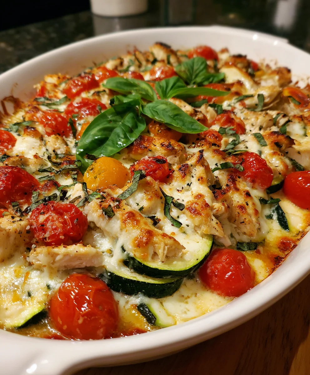 Chicken Zucchini Bake – Cheesy, Cozy & Weeknight-Ready!