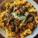 Slow Cooker Beef Stroganoff – Creamy, Hearty & Comfort-Food Classic!