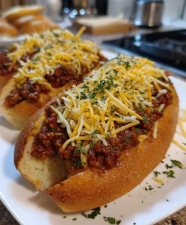 Cheesy Sloppy Joe Garlic Bread – Bold, Cheesy & Pure Comfort Food Bliss!