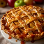 Caramel Apple Pie Dessert – Warm, Gooey & Drizzled with Irresistible Sweetness!