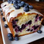 Blueberry Cream Cheese Loaf – Moist, Creamy & Bursting with Berry Flavor!
