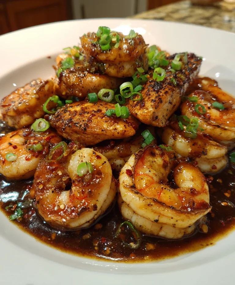 Bourbon Street Chicken and Shrimp – Bold, Savory & Packed with Cajun Flavor!