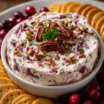 Easy Cranberry Cream Cheese Dip – Creamy, Tangy & Perfectly Festive!