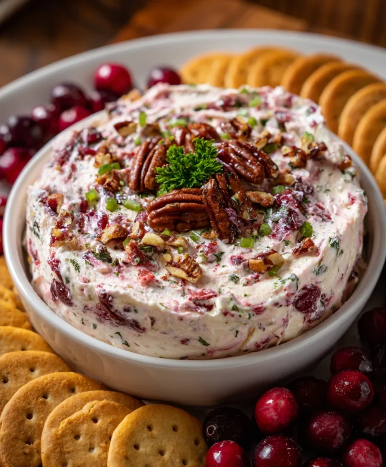 Easy Cranberry Cream Cheese Dip – Creamy, Tangy & Perfectly Festive!