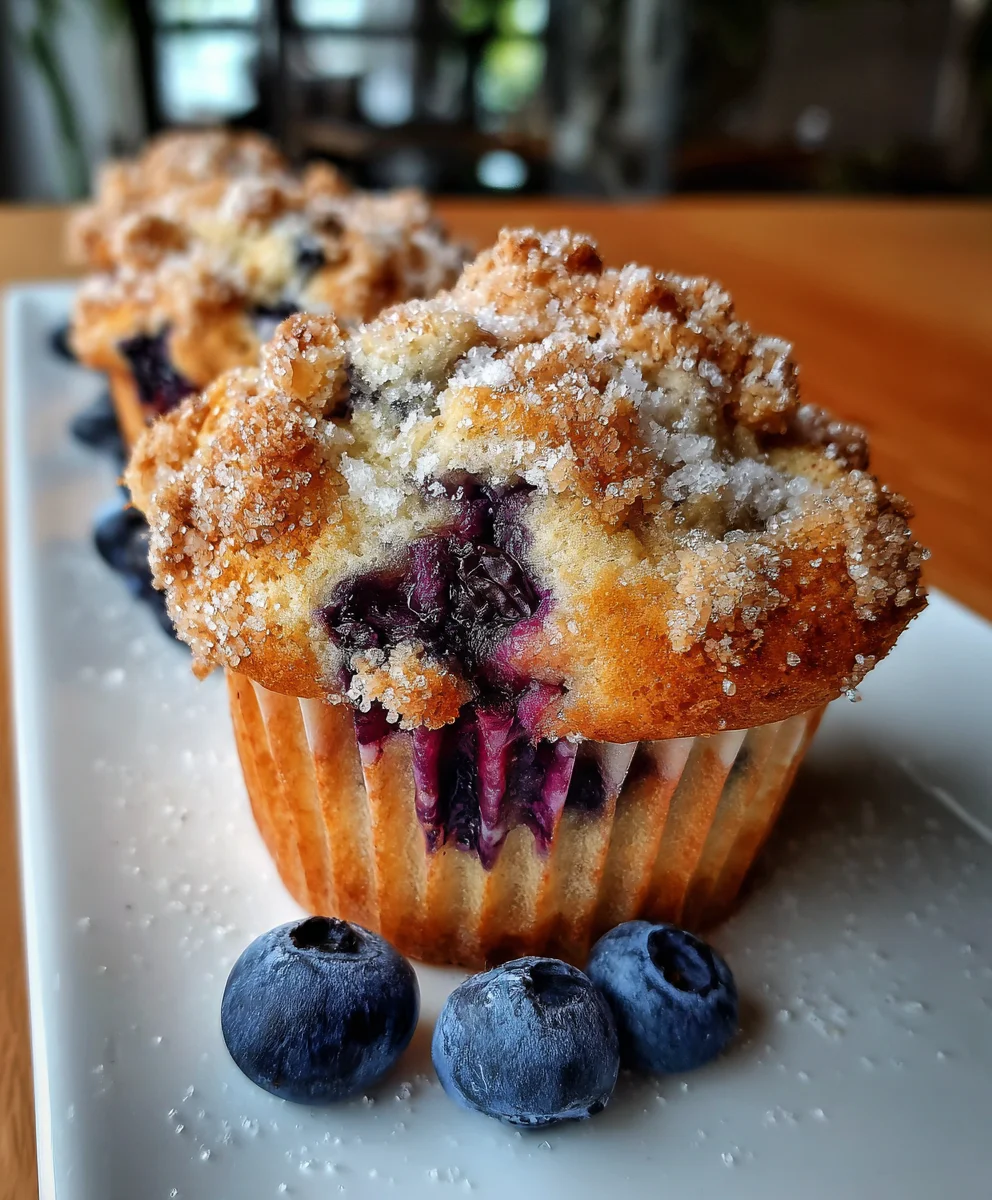 Blueberry Cream Cheese Muffins – Soft, Creamy & Bursting with Berry Bliss!