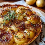Delicious New Potato, Shallot & Manouri Tart – Savory, Creamy & Elegantly Rustic