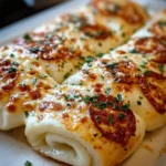 Cheesy Garlic Butter Rollups – Gooey, Buttery & Totally Irresistible!