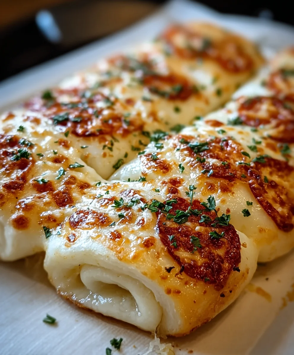 Cheesy Garlic Butter Rollups – Gooey, Buttery & Totally Irresistible!
