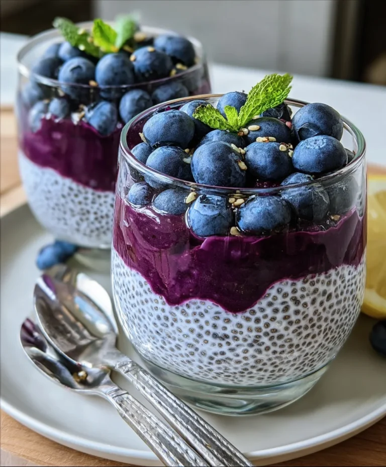 Blueberry Chia Seed Pudding – Creamy, Fresh & Naturally Nourishing