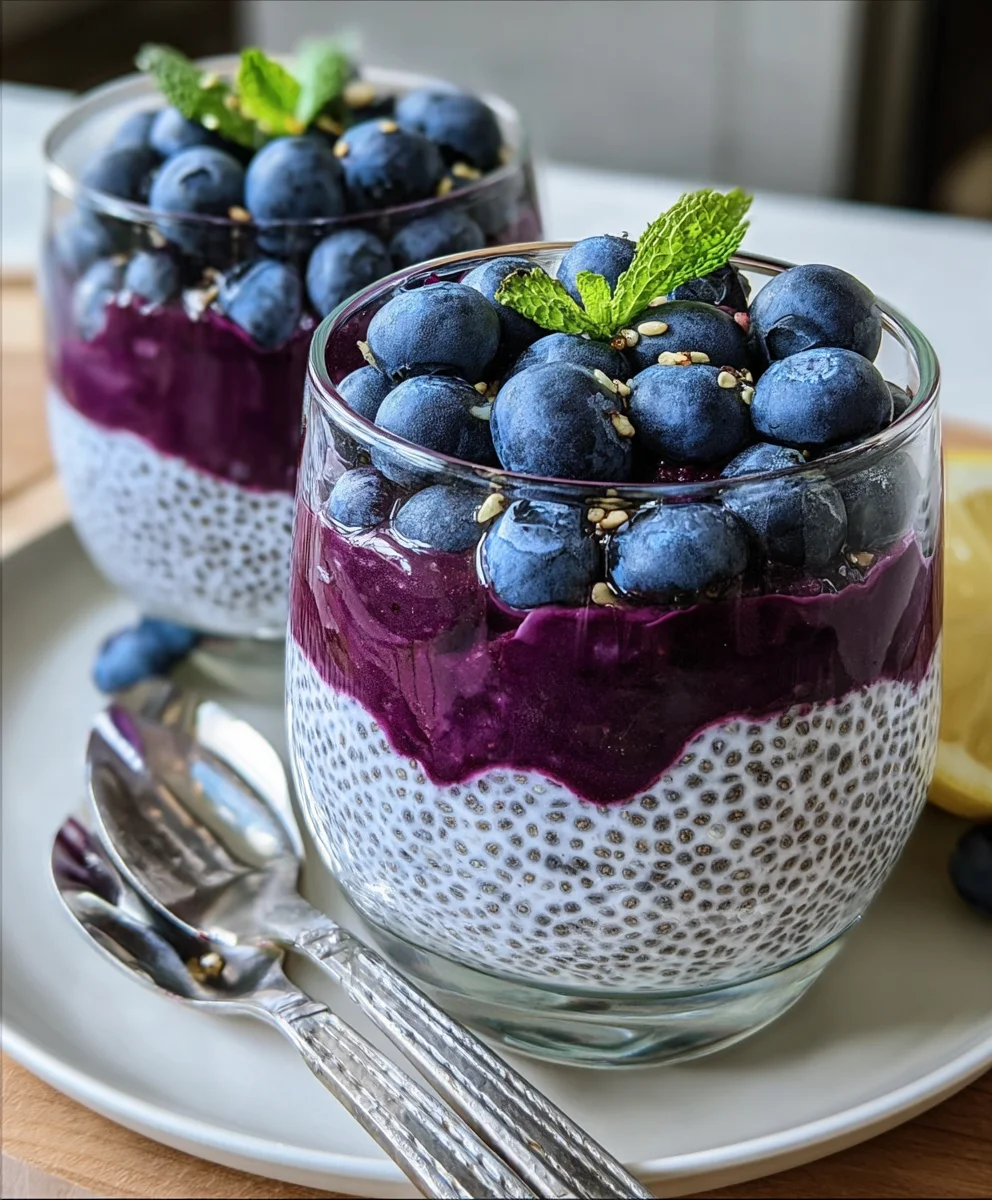 Blueberry Chia Seed Pudding – Creamy, Fresh & Naturally Nourishing