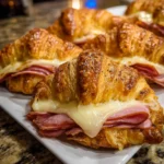 Ham and Cheese Croissant – Buttery, Flaky & Irresistibly Melty