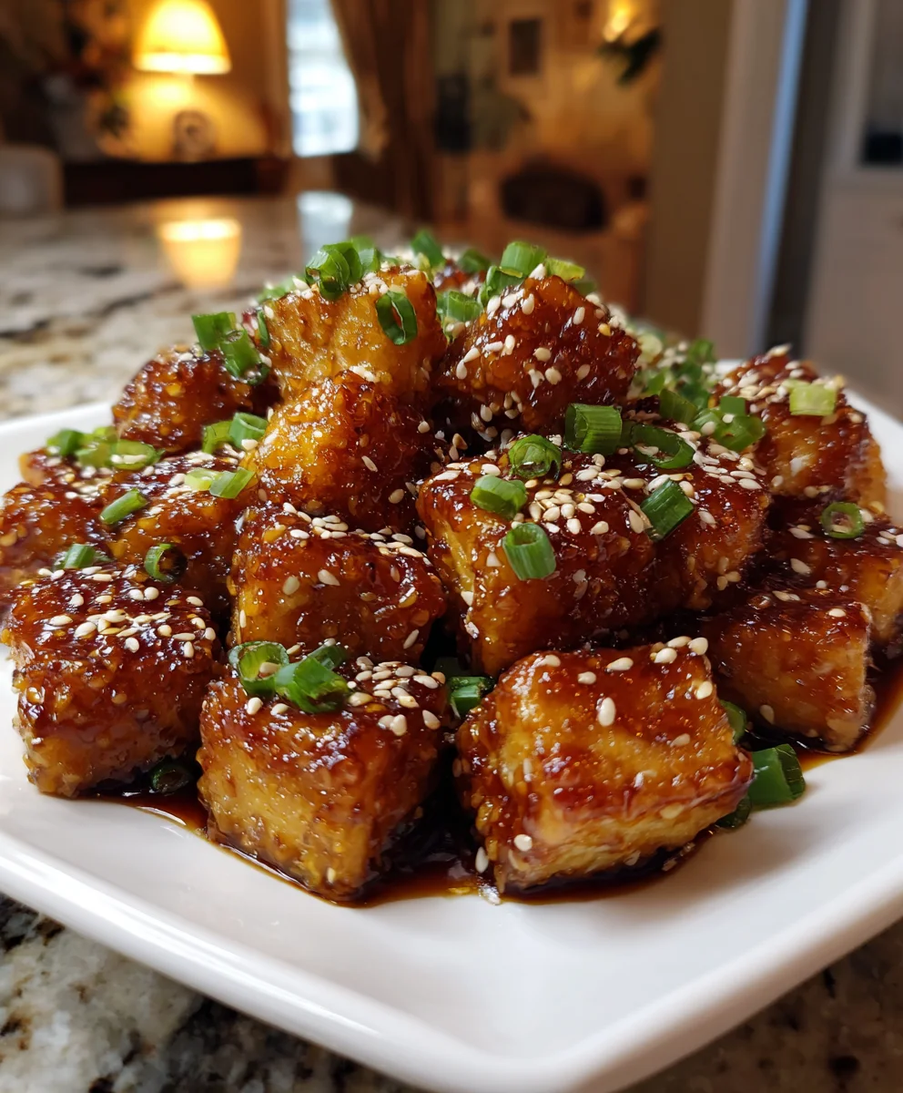 Crispy Honey Garlic Tofu – Sweet, Savory & Irresistibly Crunchy