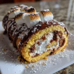 S’mores Swiss Roll – Gooey, Chocolatey & Campfire-Inspired Perfection