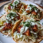 Dill Pickle Ranch Smash Chicken Tacos – Tangy, Crispy & Flavor-Packed