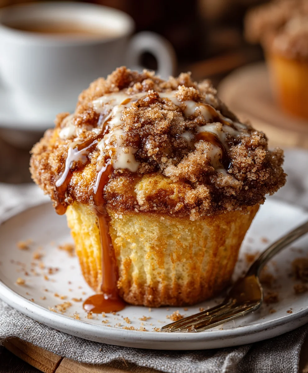Cinnamon Muffins with Crunch Topping – Warm, Sweet & Bakery-Style Perfect