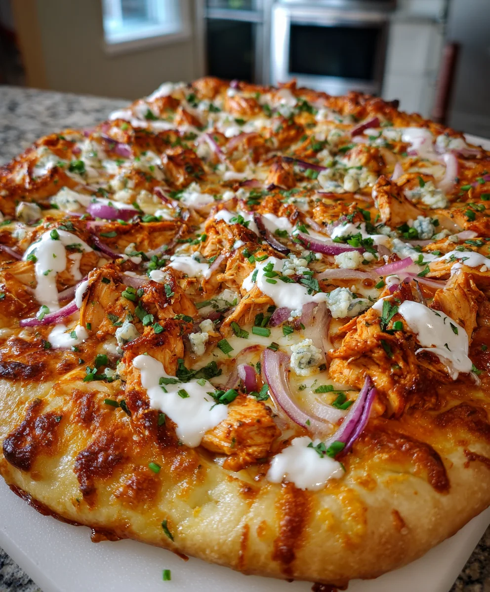 Bold Buffalo Chicken Pizza – Spicy, Cheesy & Totally Crave-Worthy