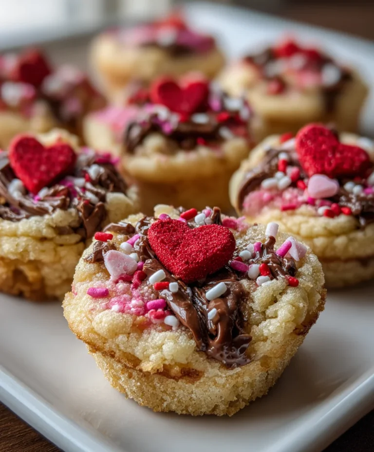 Valentine’s Day Cookie Cups – Soft, Sweet & Filled with Love!