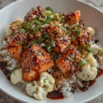 Sriracha Honey Salmon Bowls – Sweet, Spicy & Packed with Flavor!
