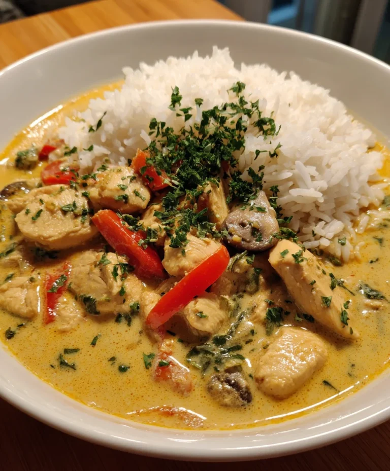 Thai Chicken Curry Soup – Creamy, Spicy & Bursting with Bold Flavor!