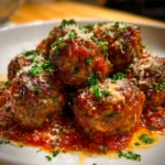 Oven-Baked Italian Meatballs – Juicy, Savory & Perfectly Seasoned