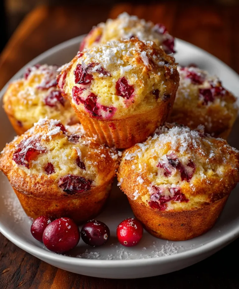 Ricotta Cranberry Orange Muffins – Soft, Zesty & Bursting with Bright Flavor