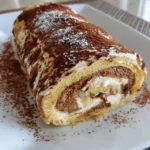 Tiramisu Crêpes Cake Roll – Elegant, Creamy & Irresistibly Decadent!