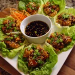 Potsticker Chicken Lettuce Boats – Savory, Fresh & Packed with Bold Flavor