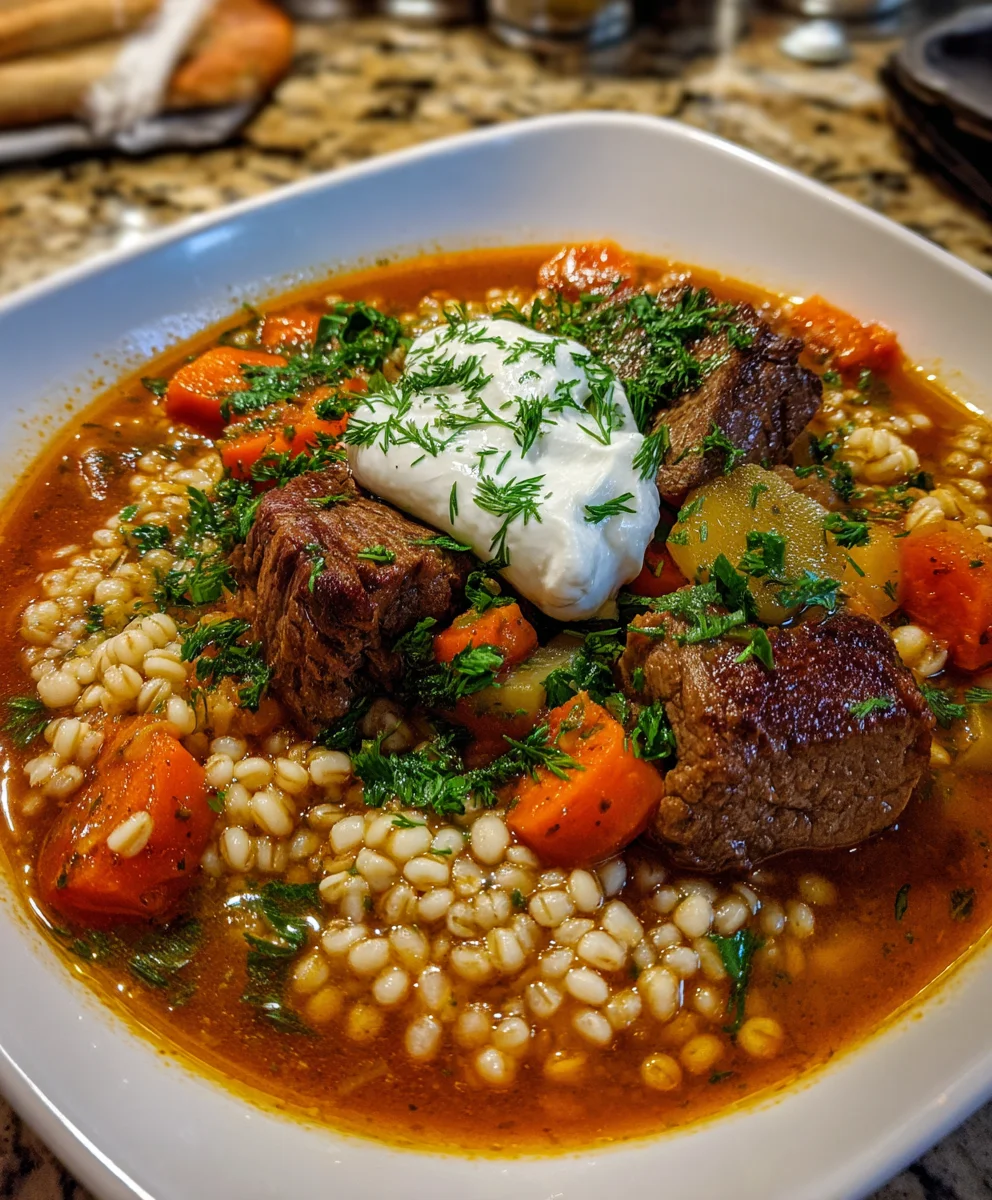 Beef Barley Persian Soup – Hearty, Aromatic & Deeply Comforting