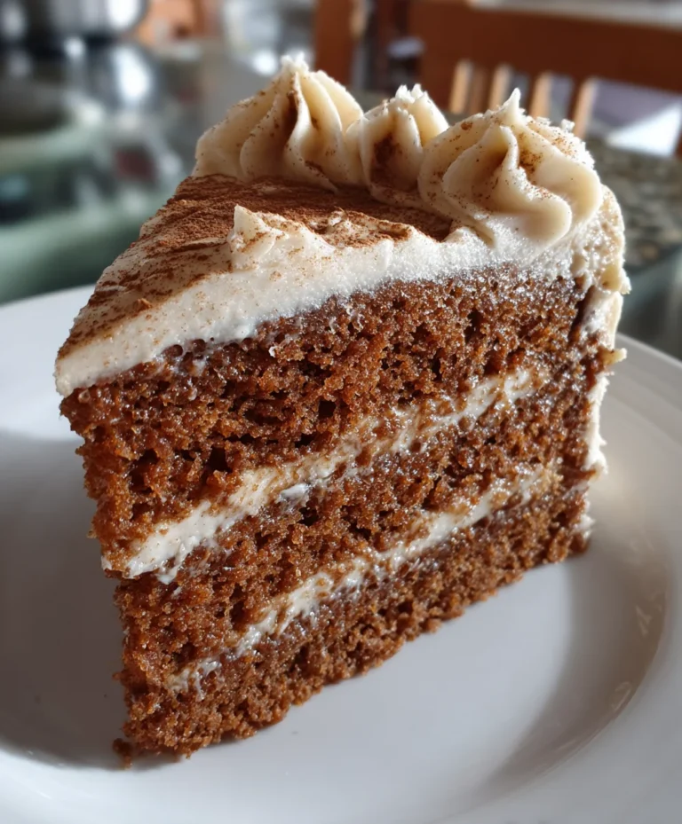 Gingerbread Cake with Cinnamon Molasses Frosting – Warm, Spiced & Holiday-Perfect!