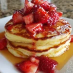 Cottage Cheese Pancakes Strawberry – Fluffy, Fresh & Naturally Protein-Packed