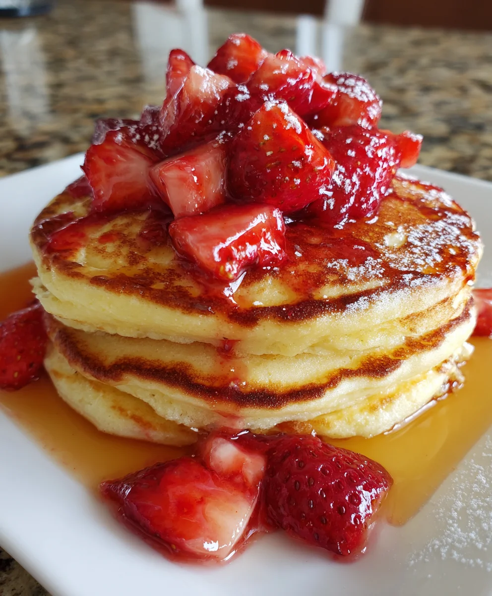 Cottage Cheese Pancakes Strawberry – Fluffy, Fresh & Naturally Protein-Packed