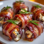 Bacon Wrapped Dates with Goat Cheese – Sweet, Savory & Irresistibly Elegant