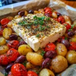 Baked Feta Potatoes – Easy One-Pan Mediterranean Delight!