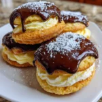 Boston Cream Pie Cookies – Soft, Creamy & Filled with Chocolate Bliss