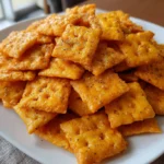 Sourdough Cheez-Its Snack Crackers – Crispy, Cheesy & Irresistibly Crunchy