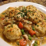 Dump and Go Crockpot Chicken and Dumplings – Creamy, Cozy & Effortlessly Comforting
